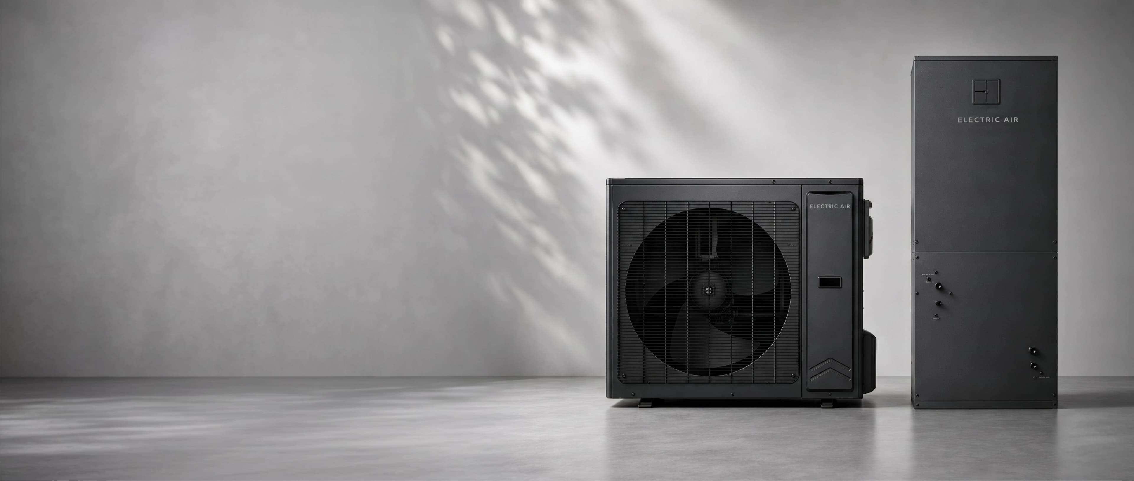 The Redwood outdoor unit and air handler
