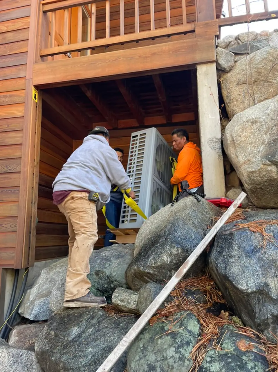 Heat pump installation at a Bay Area home — Electric Air, serving Alameda, CA